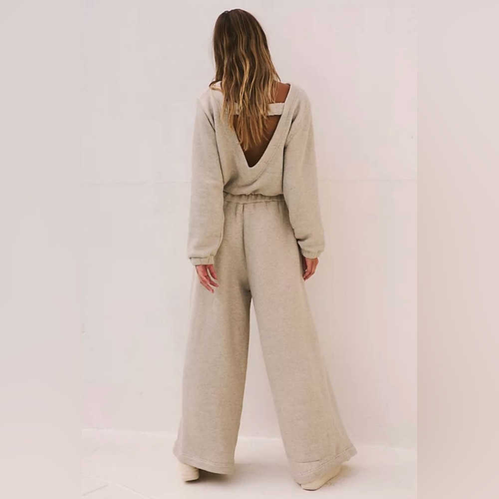 (NWOT) Free People Darla One-Piece In Heathered Tan Size M - Picture 3 of 13
